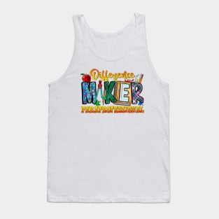 Difference Maker Paraprofessional, Back To School, Paraprofessional Tank Top